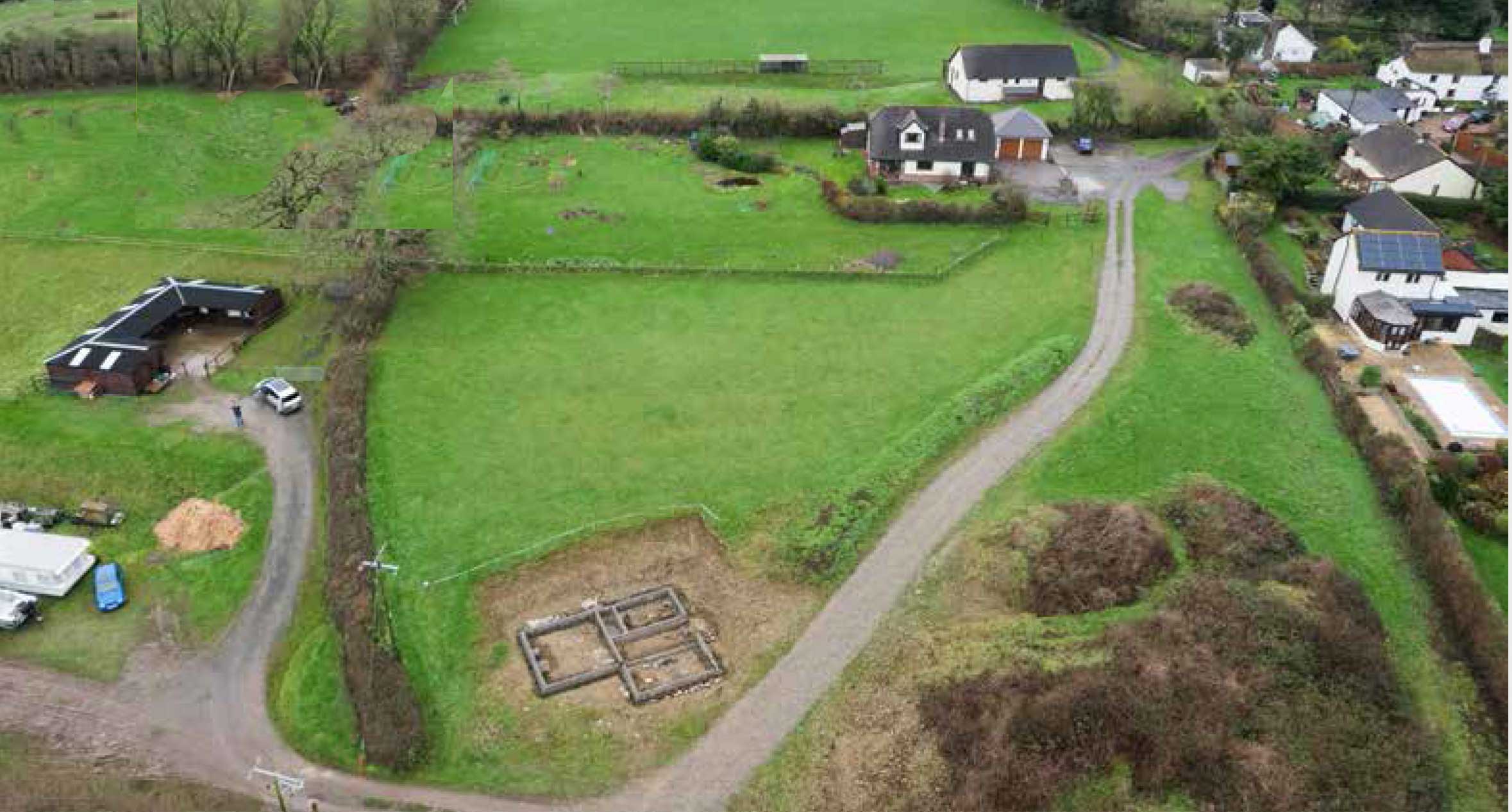 Exciting opportunity to purchase this plot of land with great views and on edge of the village,